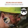 Ergodyne Skullerz AEGIR Safety Glasses, Matte Black Nylon Impact Frame, Clear Polycarbonate Lens 55001